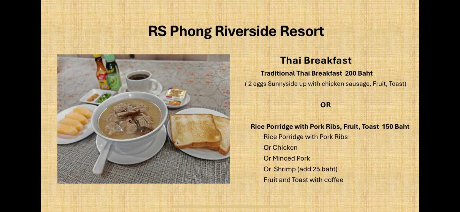 Rs Phong Riverside Resort Khon Kaen Exteriér fotografie